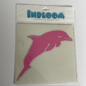 Inbloom pink dolphin sticker